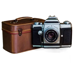 Vintage Camera With Case PNG 06212024 PNG