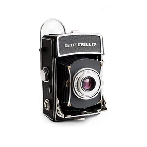 Vintage Camera With Flash Png 06212024 PNG image