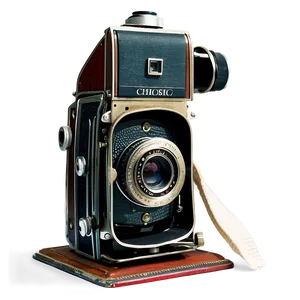 Vintage Camera With Flash Png Rsy67 PNG image