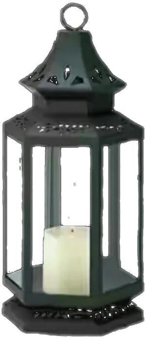 Vintage Candle Lantern PNG image