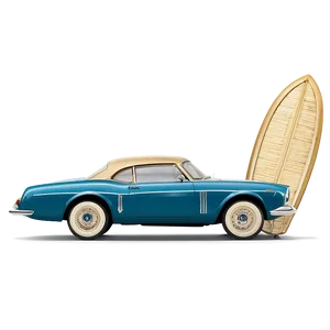 Vintage Car At The Beach Png 91 PNG image