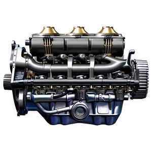 Vintage Car Engine Structure Png 59 PNG image