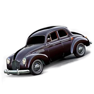 Vintage Car Mechanical Perfection PNG Dtk