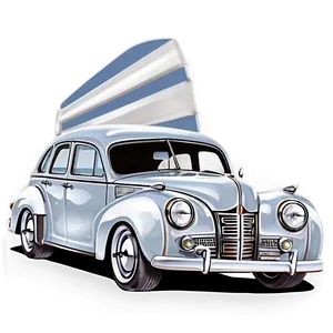 Vintage Car Outline Png 10 PNG image