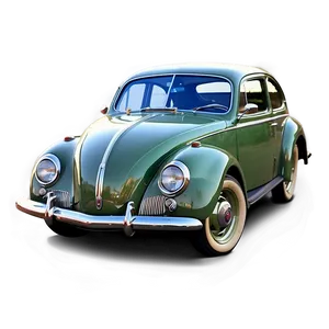 Vintage Car Road Trip PNG Xju