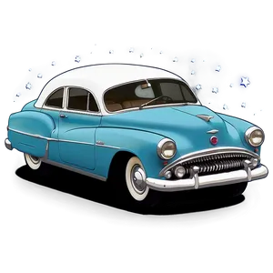Vintage Car Under The Stars PNG Kxx PNG