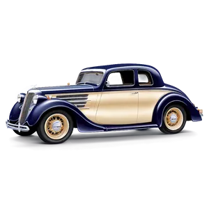 Vintage Car Vector Drawing PNG Eqt74 PNG