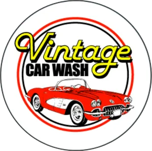 Vintage Car Wash Logo PNG image