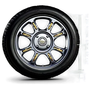 Vintage Car Wheel Png 06122024 PNG image