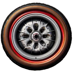 Vintage Car Wheel PNG Vri16 PNG