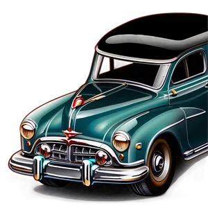 Vintage Car With Elegant Detailing PNG 06252024 PNG