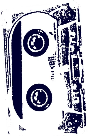 Vintage Cassette Tape Graphic