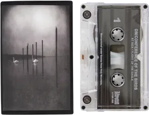 Vintage Cassette Tapeand Case Artwork PNG