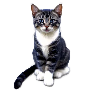 Vintage Cat Picture PNG Kho PNG