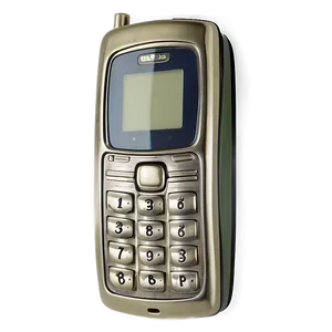 Vintage Cellphone Model PNG Oii