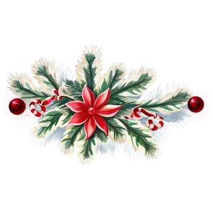 Vintage Christmas Card PNG Pek PNG
