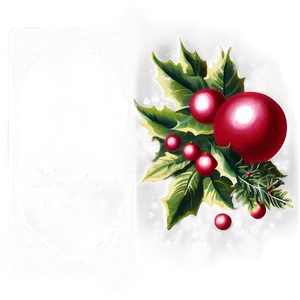Vintage Christmas Card PNG Vai87 PNG