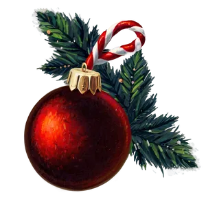 Vintage Christmas D PNG