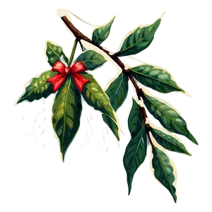 Vintage Christmas Mistletoe PNG 17 PNG
