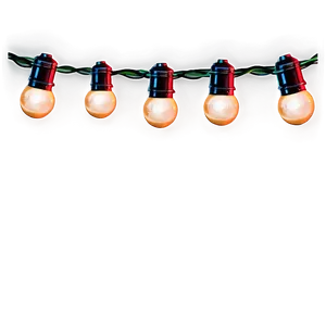 Vintage Christmas String Lights Png 64 PNG image