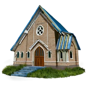 Vintage Church Building Png 66 PNG image