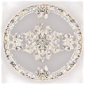 Vintage Circle Outline PNG 1