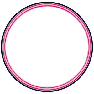 Vintage Circle Outline PNG Bat PNG