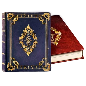 Vintage Closed Book Png 06282024 PNG image