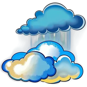Vintage Cloud Illustration PNG Xol96