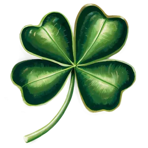 Vintage Clover Png Ink PNG image