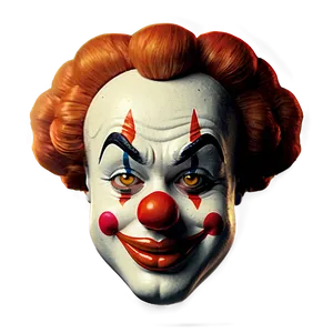 Vintage Clown Emoji Png 64 PNG image