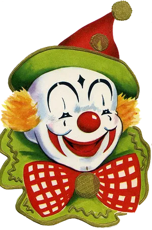 Vintage Clown Illustration