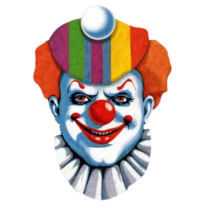Vintage Clown Poster PNG 05232024