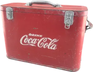 Vintage Coca Cola Cooler Image PNG image