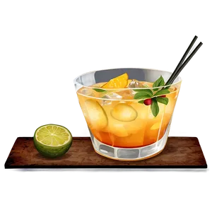 Vintage Cocktail Menu Png Jaf37 PNG image