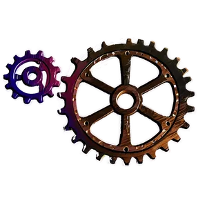 Vintage Cog Design Png 06262024 PNG image