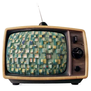 Vintage Color Television Png Bxr88 PNG image