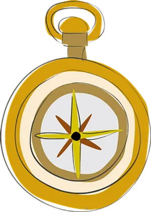 Vintage Compass Illustration PNG image