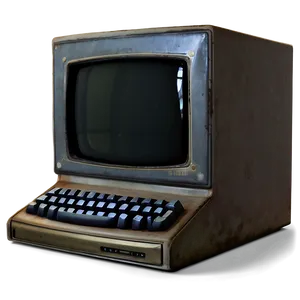 Vintage Computer Mockup PNG 18