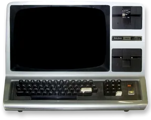 Vintage Computer T R S80 Model I I I PNG image