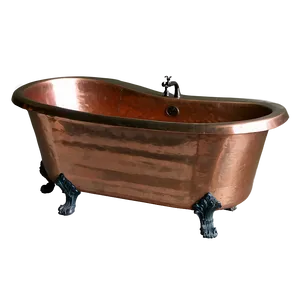 Vintage Copper Bathtub Png Uig4 PNG image