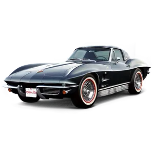 Vintage Corvette PNG 06252024