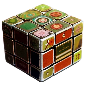 Vintage Cube PNG Yqd
