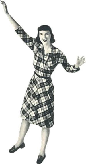 Vintage Dancing Woman