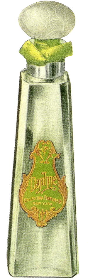 Vintage Daphne Perfume Bottle PNG image