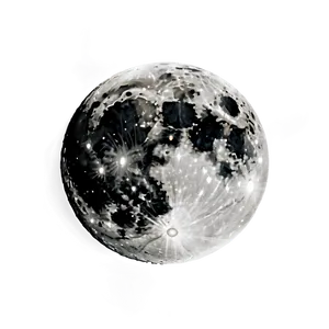 Vintage Dark Moon PNG Qid
