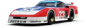 Vintage Datsun Racecar33 PNG image