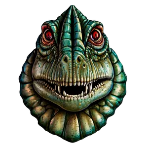Vintage Dinosaur Head Engraving PNG Ktf45 PNG