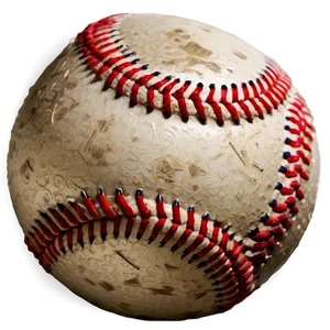 Vintage Distressed Baseball Png 3 PNG image