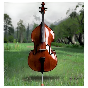 Vintage Double Bass Png 50 PNG image